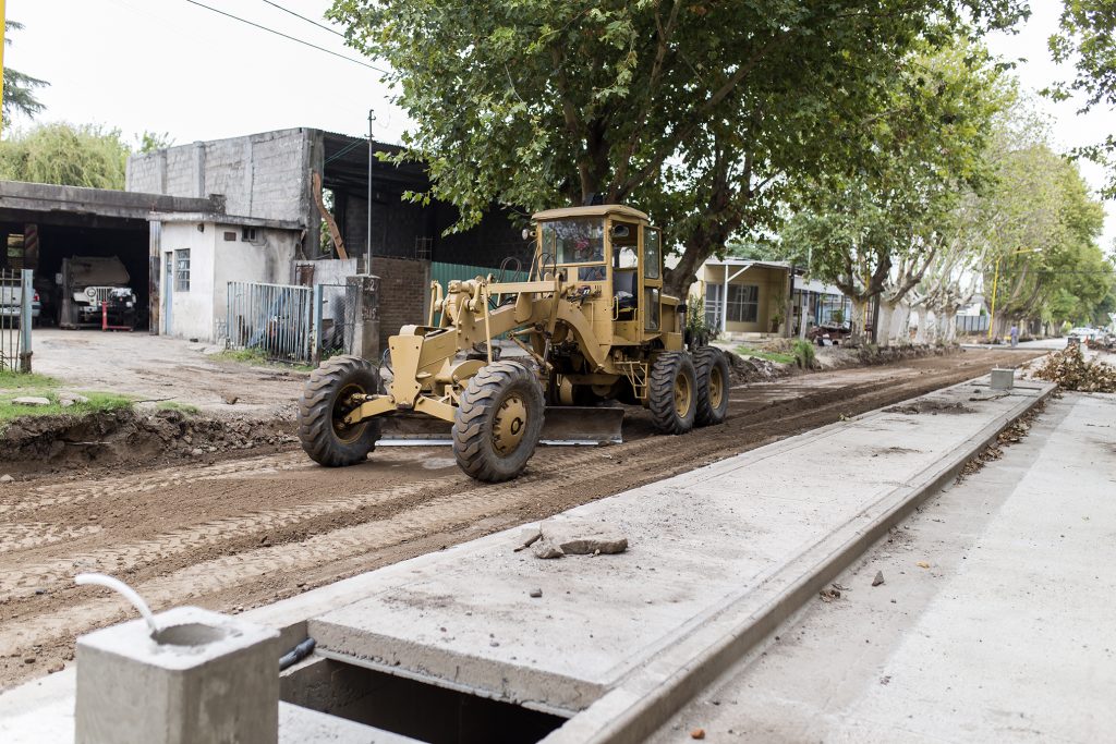 Tramos finales de construcción de calle Ortiz Herrera.