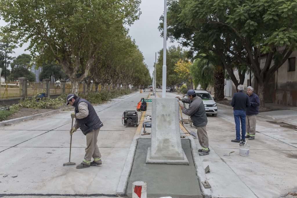 Inminente inauguración del tramo pavimentado de Ortiz Herrera.