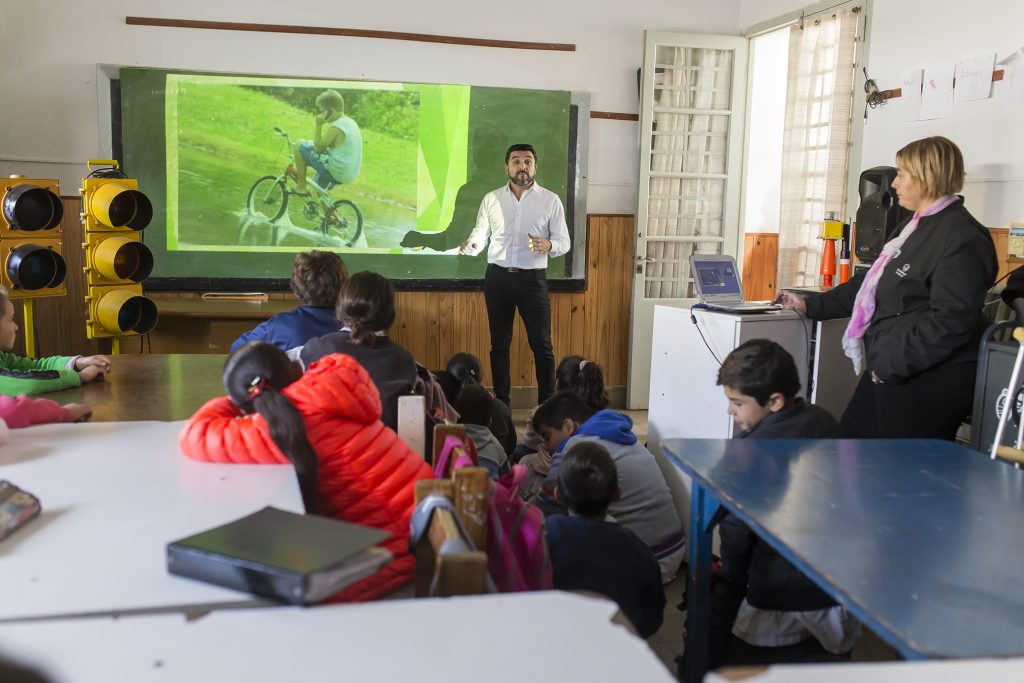 La educación vial sigue en las escuelas.