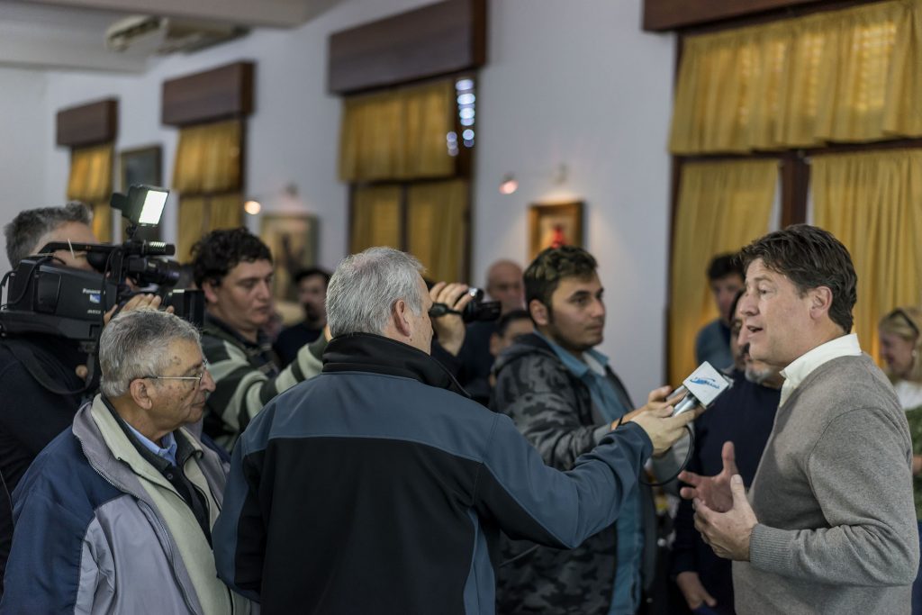 Agasajo municipal a los periodistas en su día.