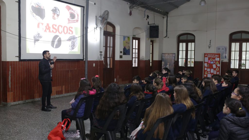 Educación vial en el Colegio San José.