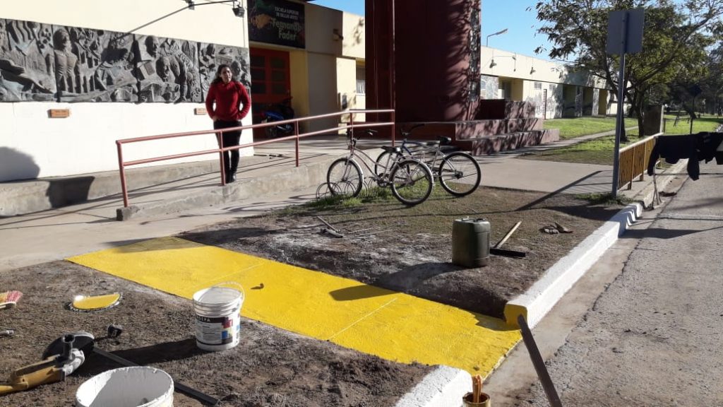 Mejoras en la accesibilidad para discapacitados en la Escuela Fernando Fader.