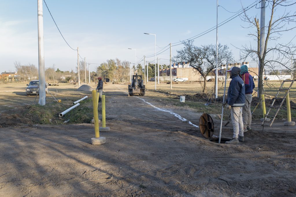 Acondicionamiento del loteo municipal “Los Espinillos”.