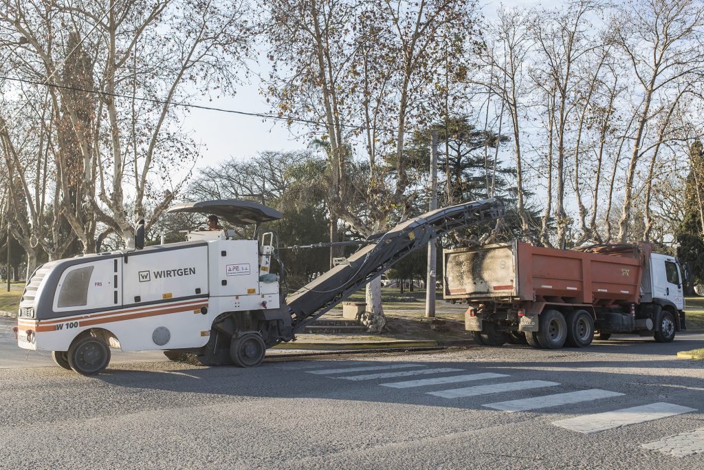 Bacheo integral de la avenida España.