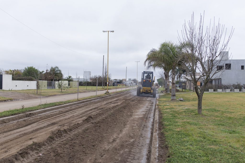 Arreglos de calles de tierra.