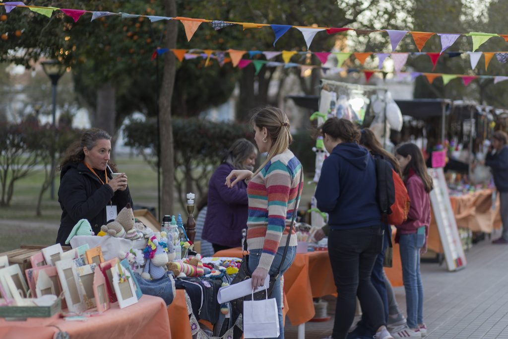 La Plaza 25 de Mayo fue para los emprendedores