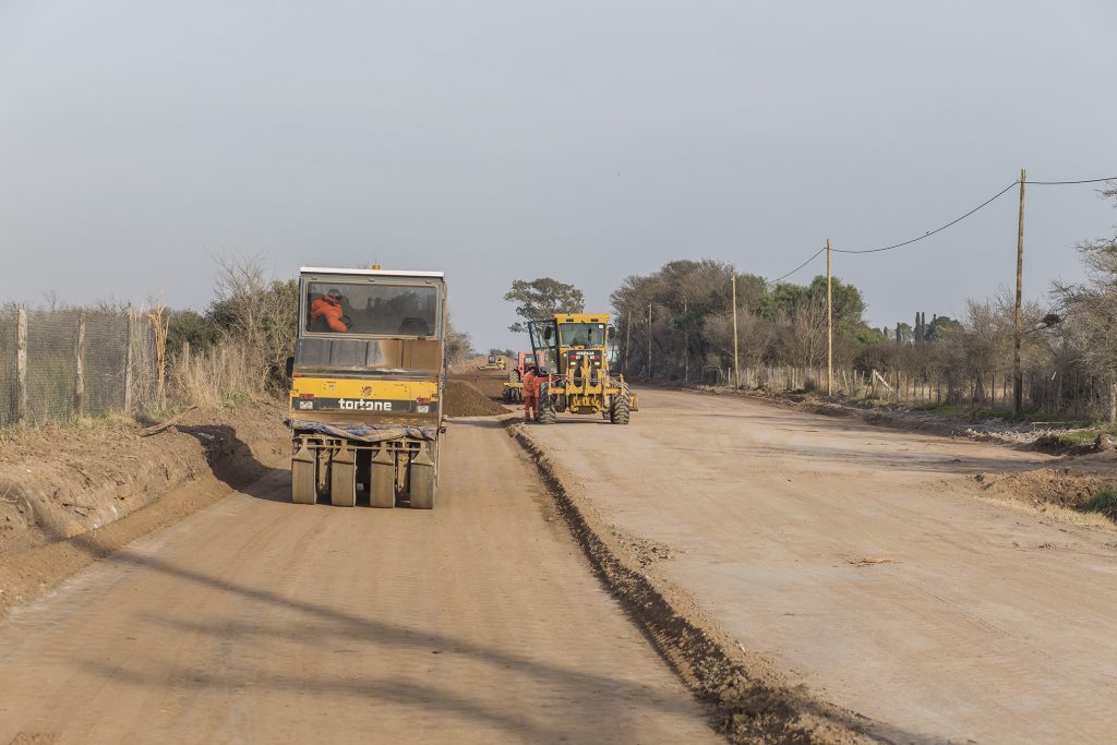 Se trabaja en el acceso Oeste a la Circunvalación.