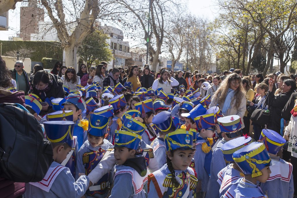 Los Jardines de Infantes saludaron al Gral. San Martín