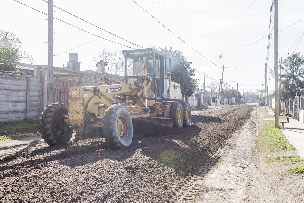 Intervenciones en calles de tierra