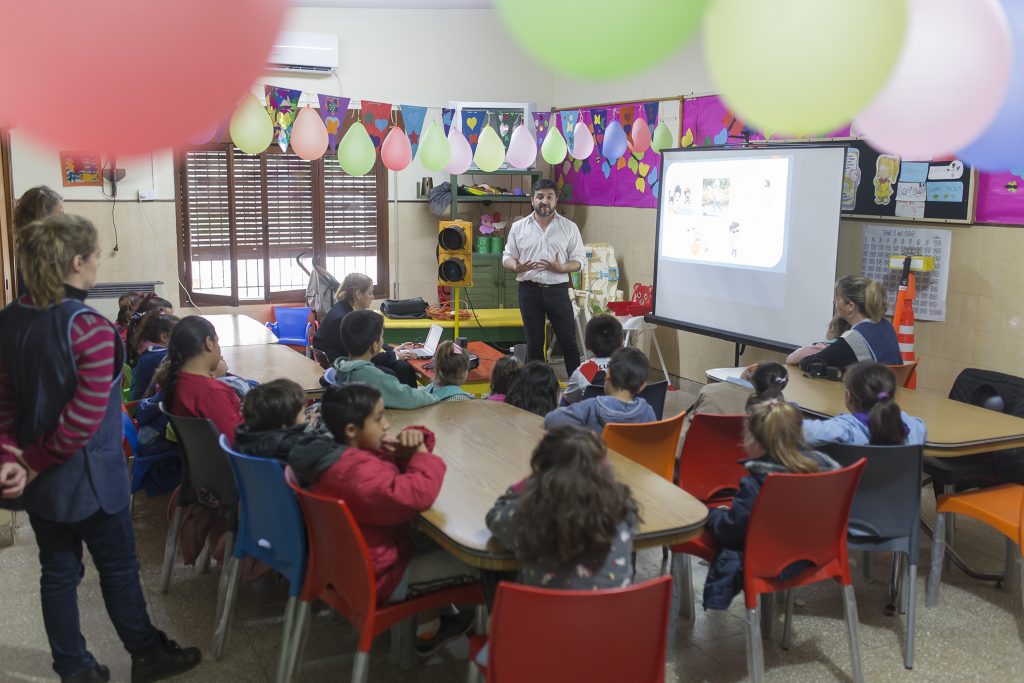 Educación vial en la Casa del Niño