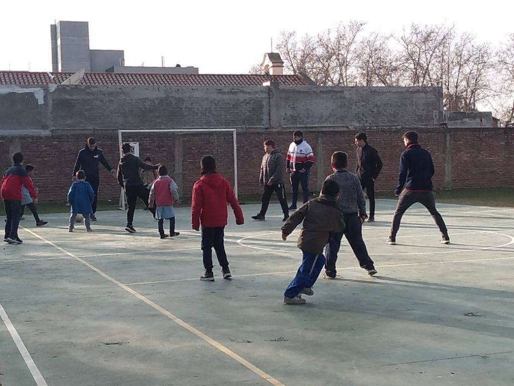 Los concurrentes a la Casa del Niño festejaron el Día del Niño.