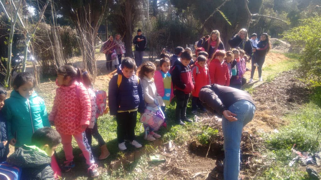 Los pequeños disfrutaron de una visita al Vivero Municipal.