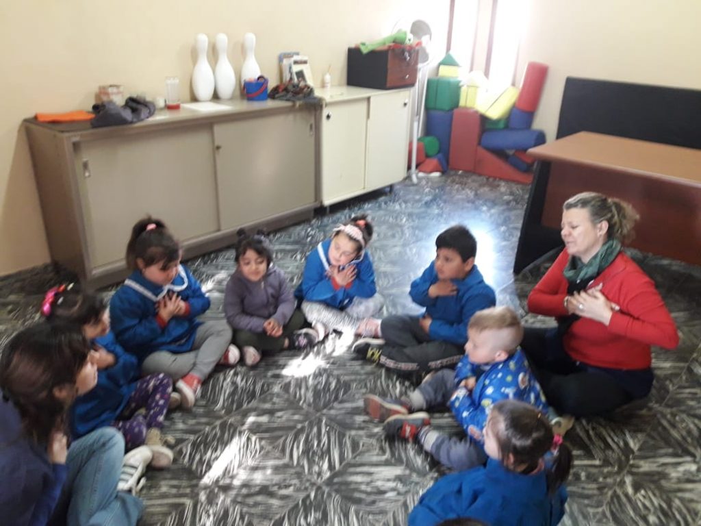 Talleres de psicomotricidad en la Casa del Niño.