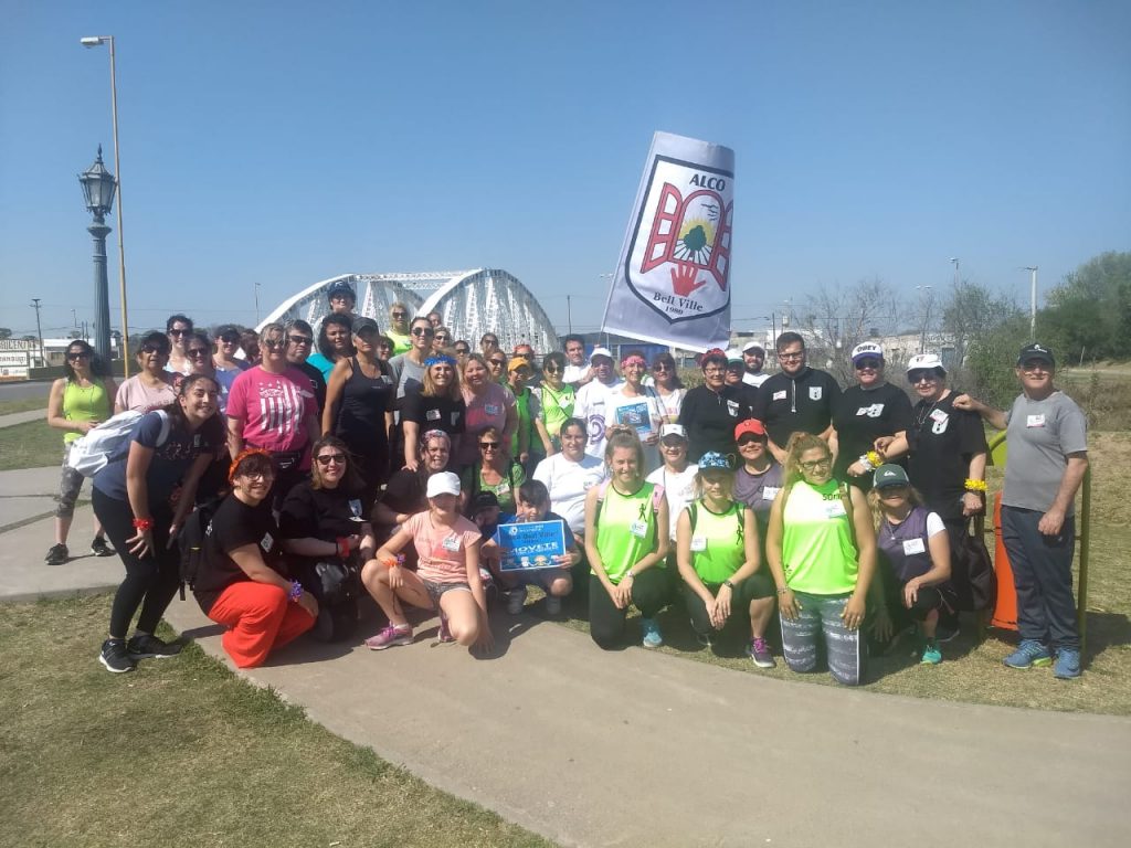 Los bellvillenses se sumaron a la Caminata Nacional Contra la Obesidad-ALCO 2019.