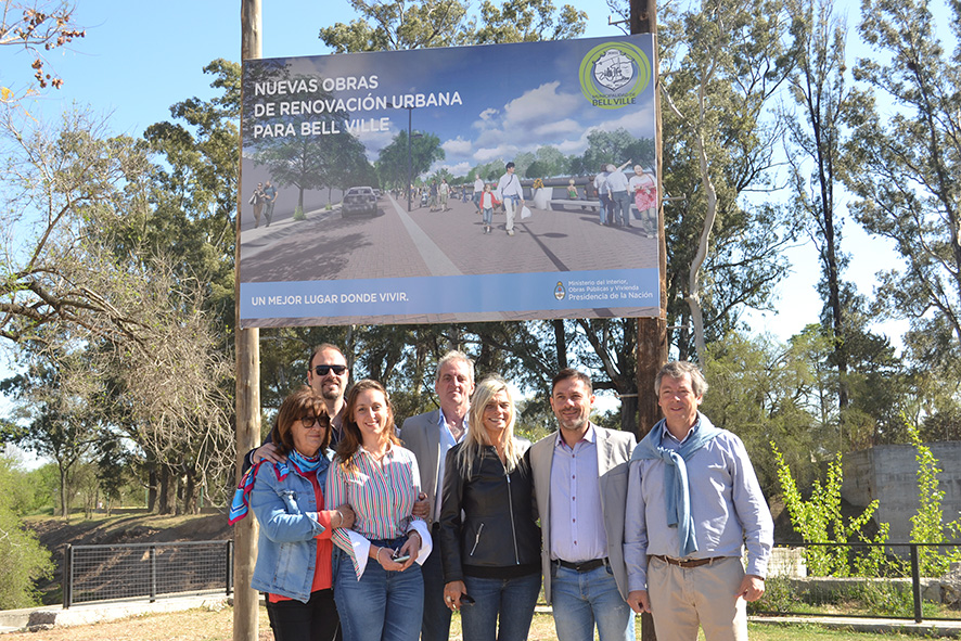 Funcionaria del ministerio del Interior visitó la obra del Paseo Tucumán