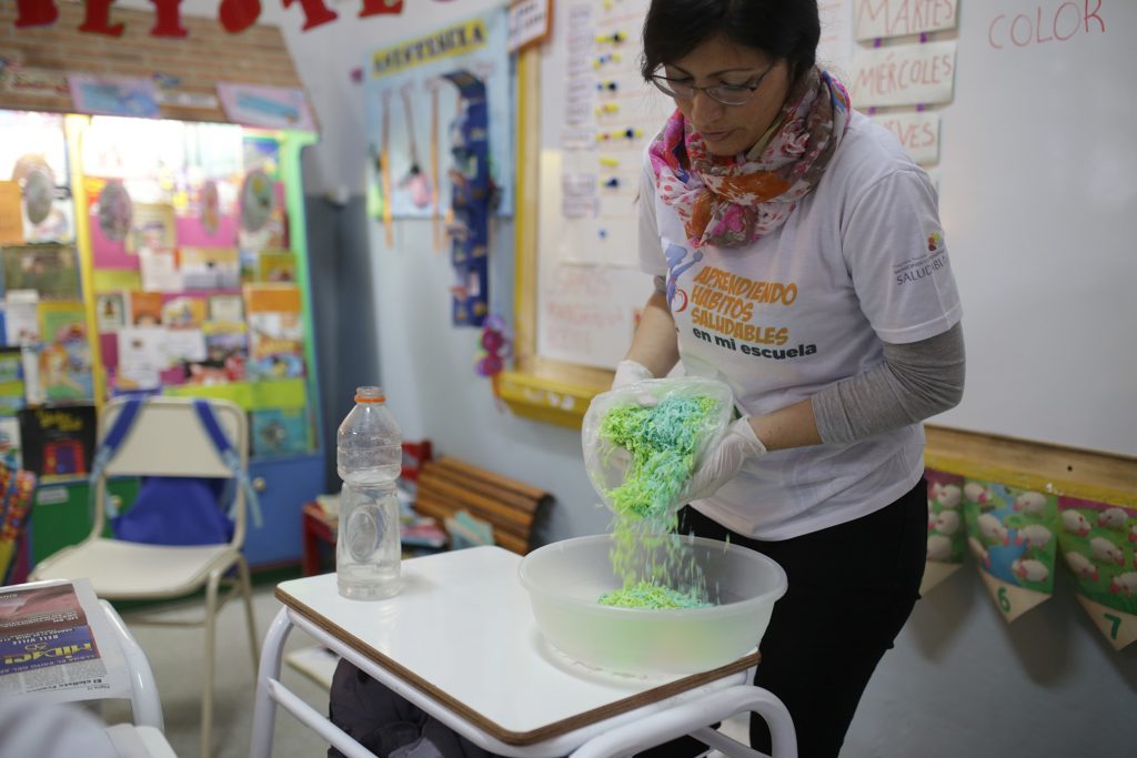 Continúan las actividades del programa “Aprendiendo hábitos saludables en mi escuela”.