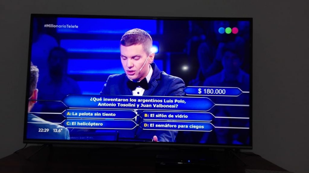 Bell Ville y la pelota de fútbol en el programa de TV ¿Quién quiere ser millonario?