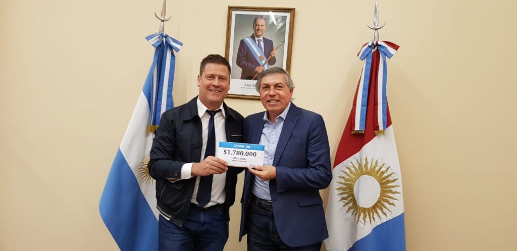 El intendente mantuvo una reunión con el ministro de Gobierno de la Provincia.