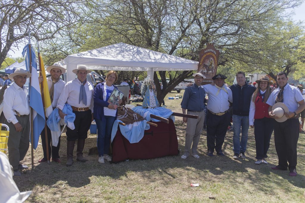 El intendente en el Festival de Jineteada.