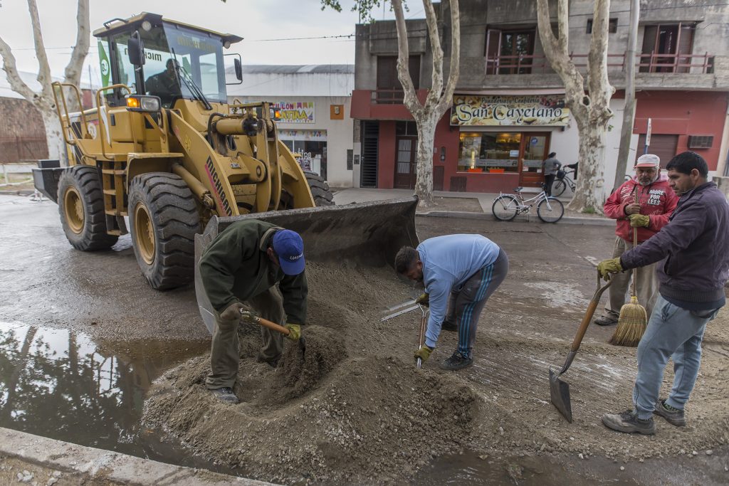 Continuidad de obras de bacheo