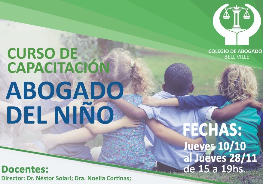 Se anuncia un curso de capacitación sobre Abogado del Niño.