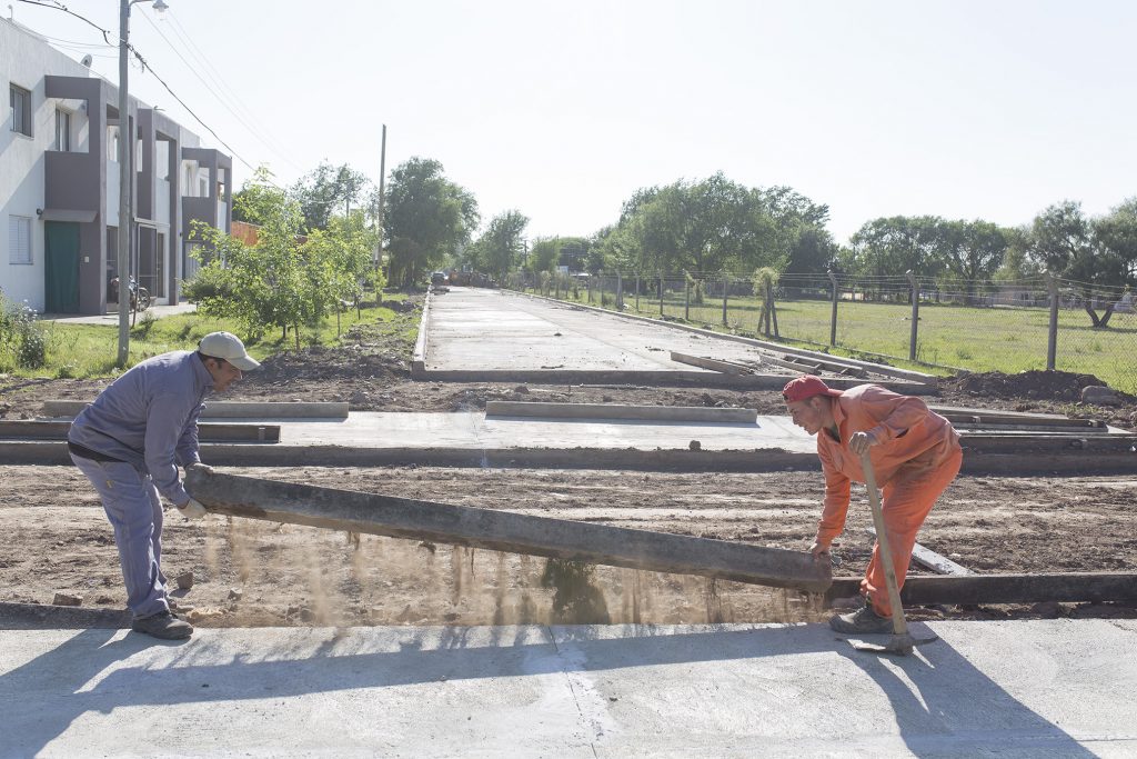 Más obras viales en la zona Oeste de la ciudad.