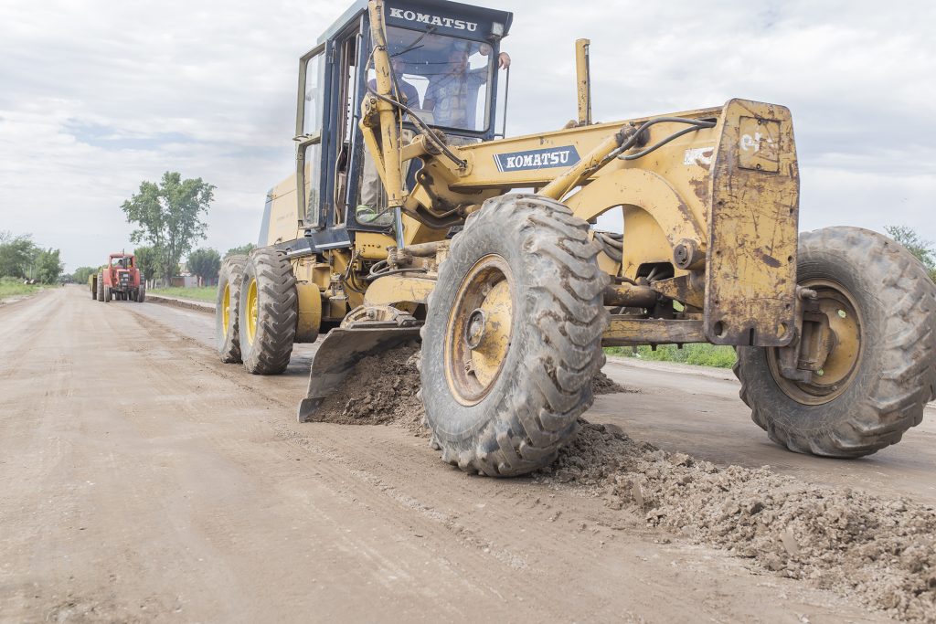 Reparaciones de calles de tierra.