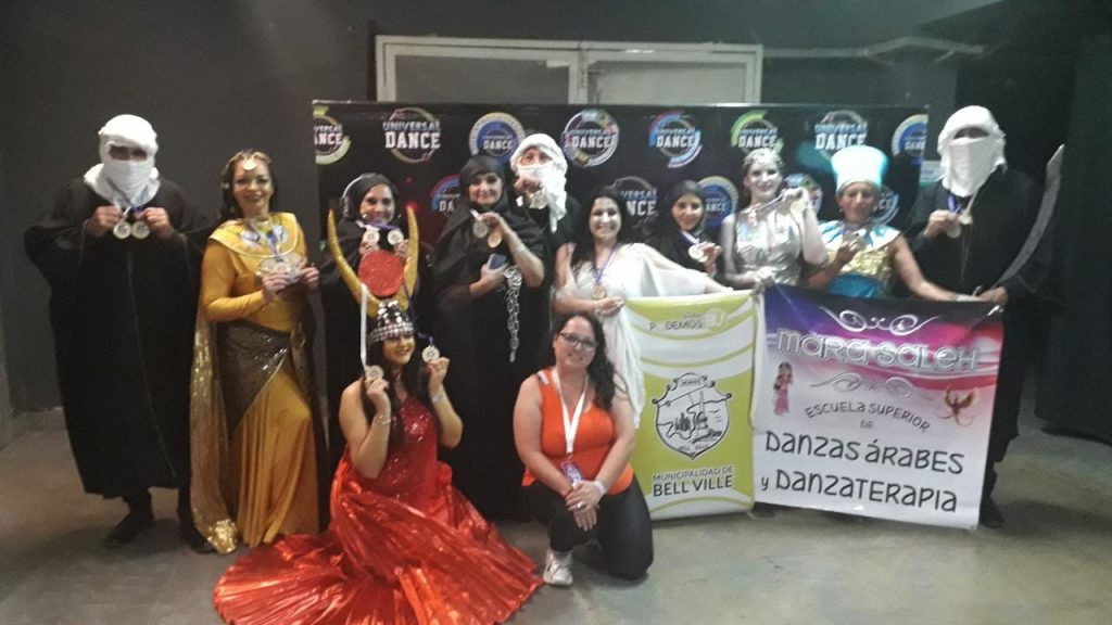 Bellvillenses clasificadas al Mundial de Brasil en Danzas Árabes.