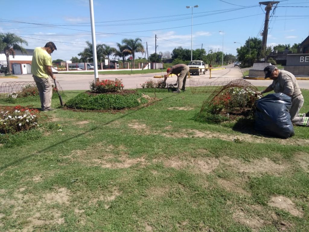 Trabajos de la Guardia Urbana.