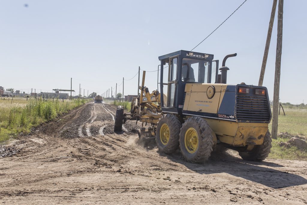 Continuidad en los arreglos de calles de tierra.