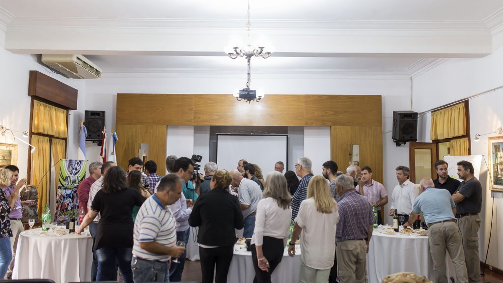 Tradicional brindis de fin de año del intendente municipal con los periodistas.