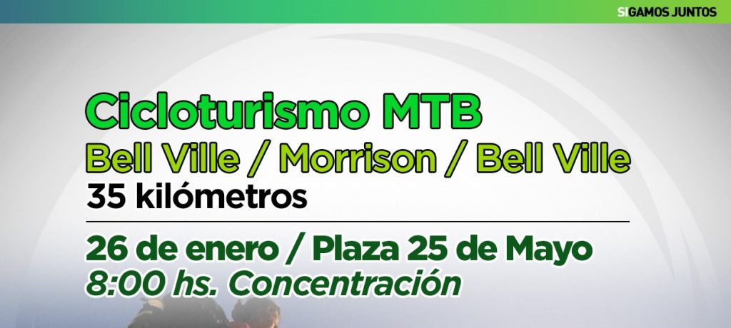 Domingo de cicloturismo MTB Bell Ville-Morrison.