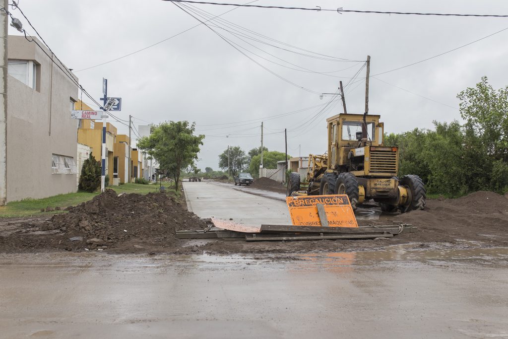 Hormigonado de calle Gorordo.