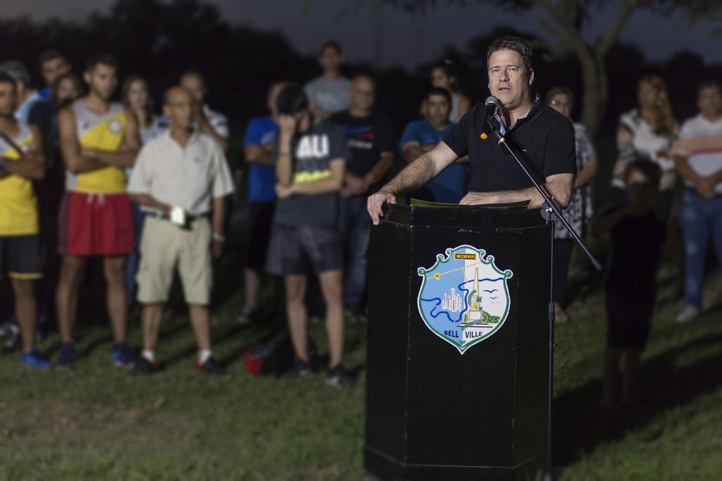 Carlos Briner: “Todo lo inaugurado en la pista de atletismo es un trabajo en equipo”