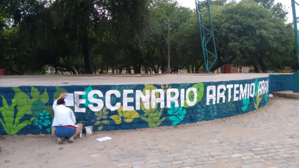 Trabajos varios en el Parque Tau.