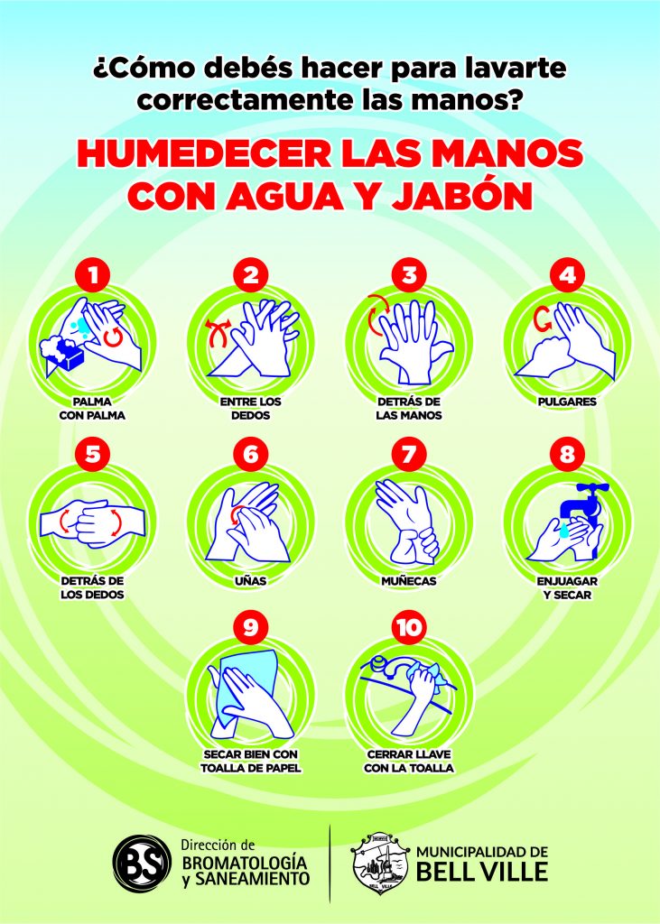 Para frenar una epidemia, hay que concentrarse en el lavado de manos