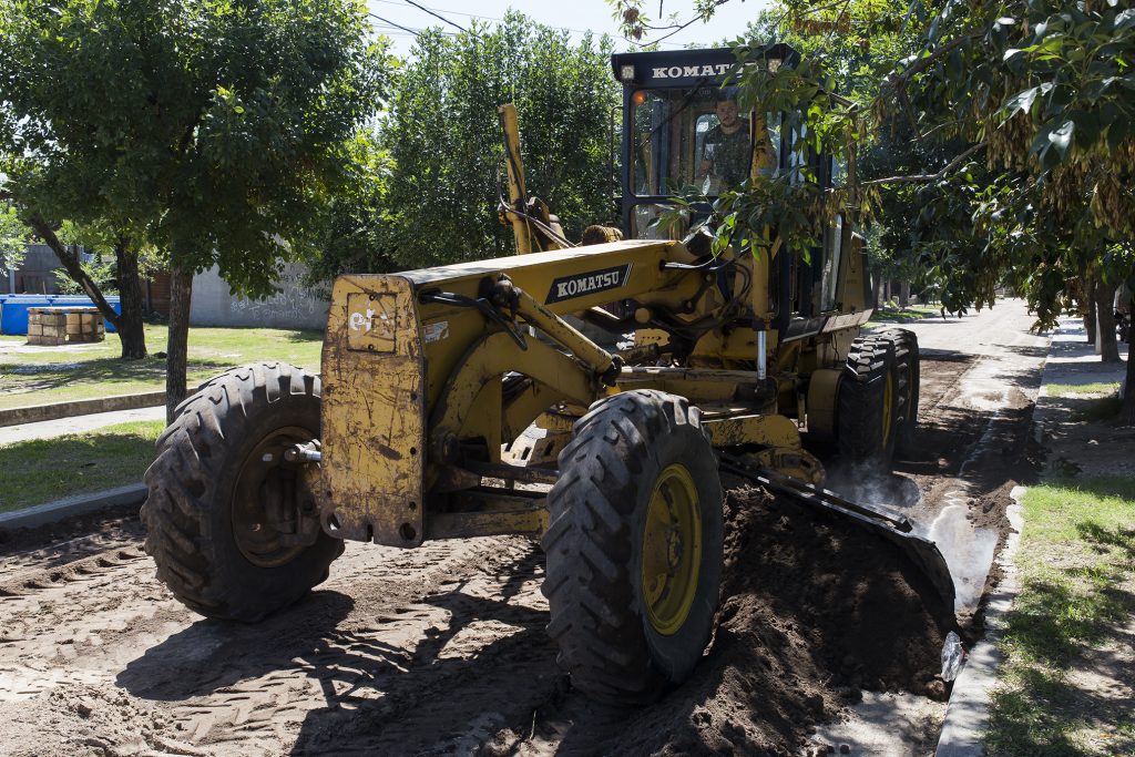 Reparaciones de calles de tierra.