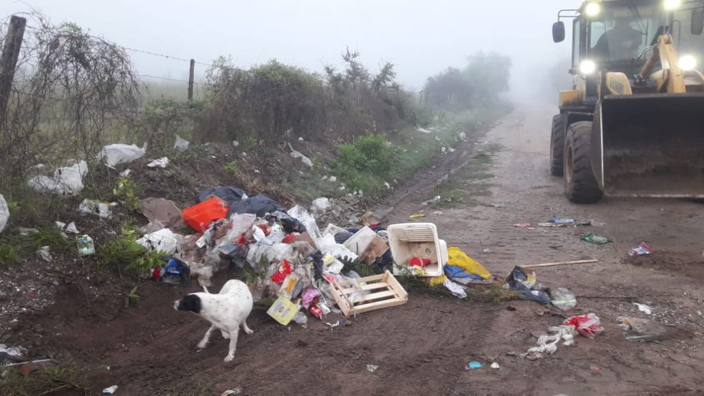 Otra vez la basura en cualquier parte.