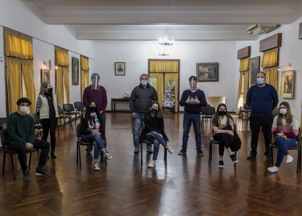 Miembros de UBES se reunieron con el Dr. Briner y recibieron el apoyo municipal ante la emergencia sanitaria.