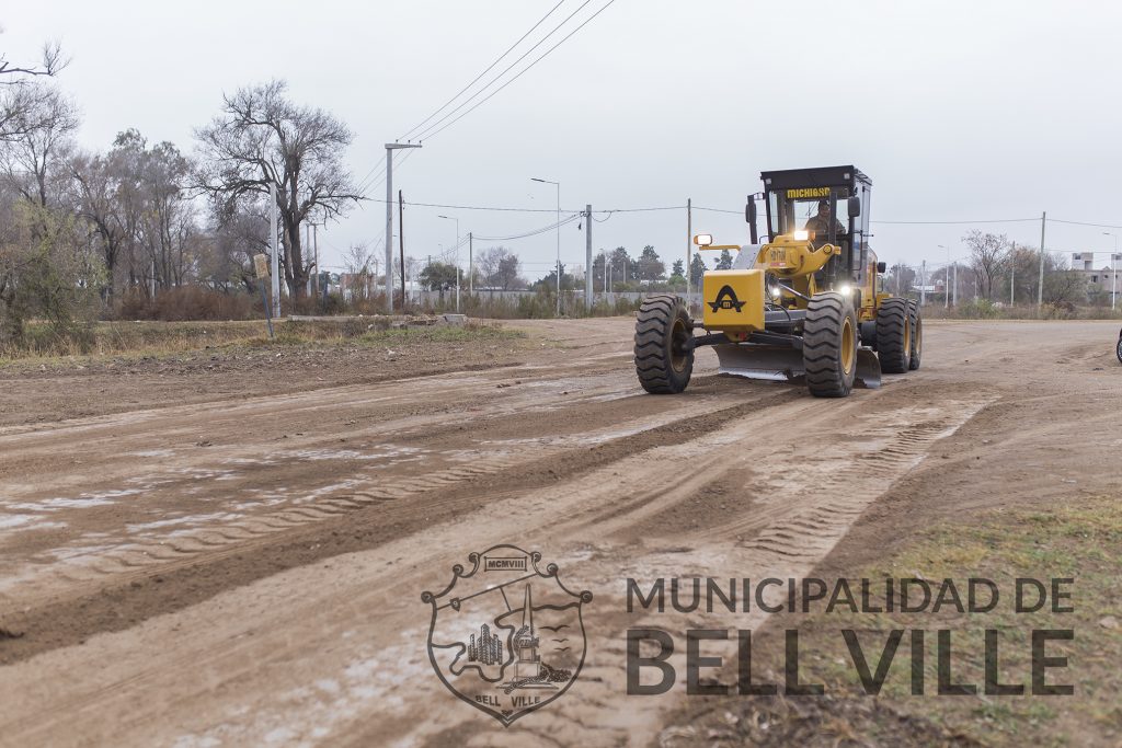 Arreglo de calles de tierra.