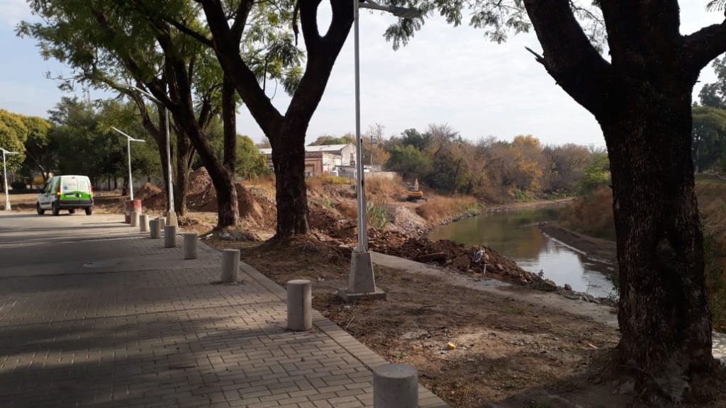 Se continúa con la obra del Paseo Tucumán