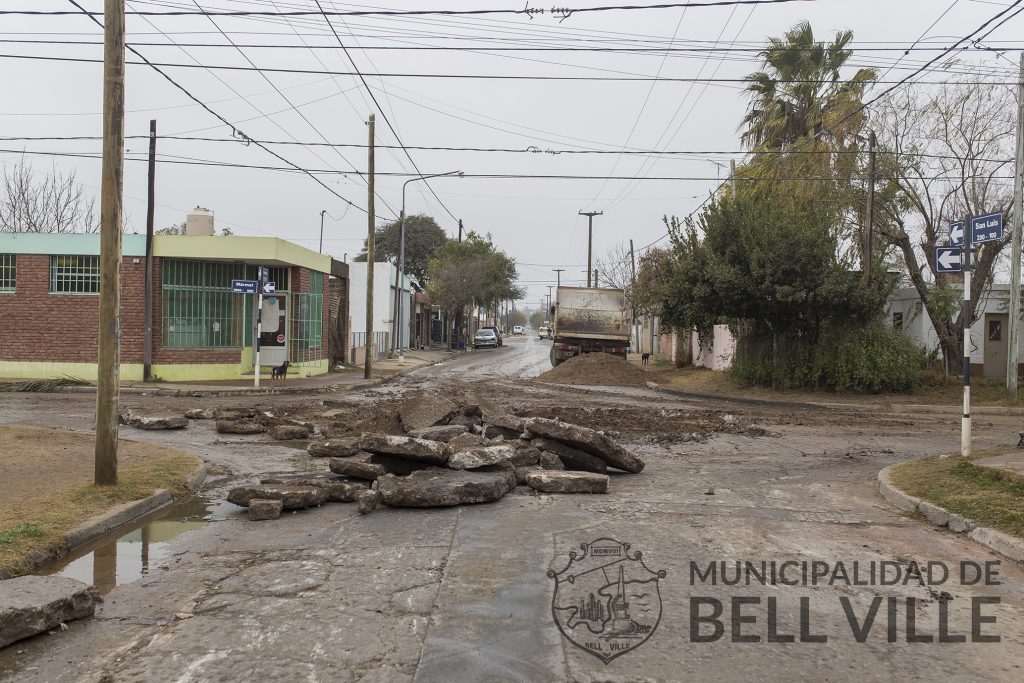 Desde hoy se interrumpe el tránsito vehicular en Mármol y San Luis.