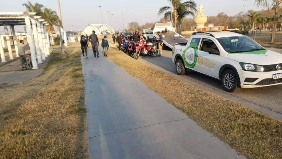 En controles de tránsito se retuvieron ayer 15 motocicletas.