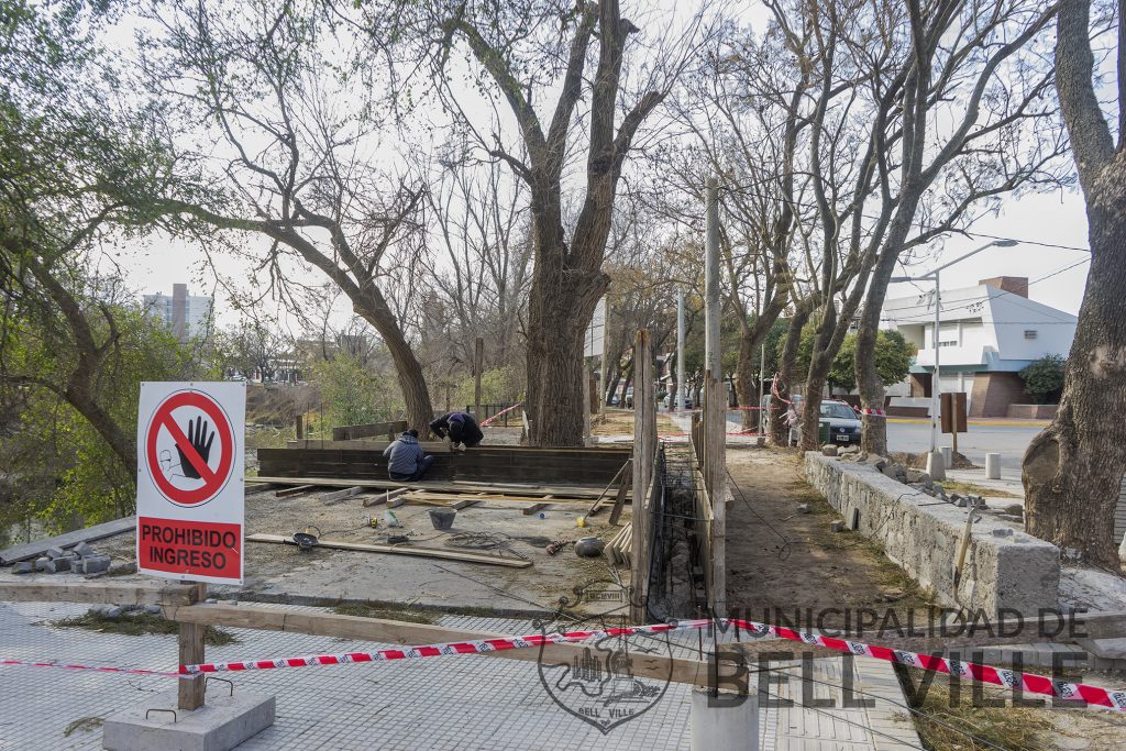 Continuidad de tareas en el Paseo Tucumán