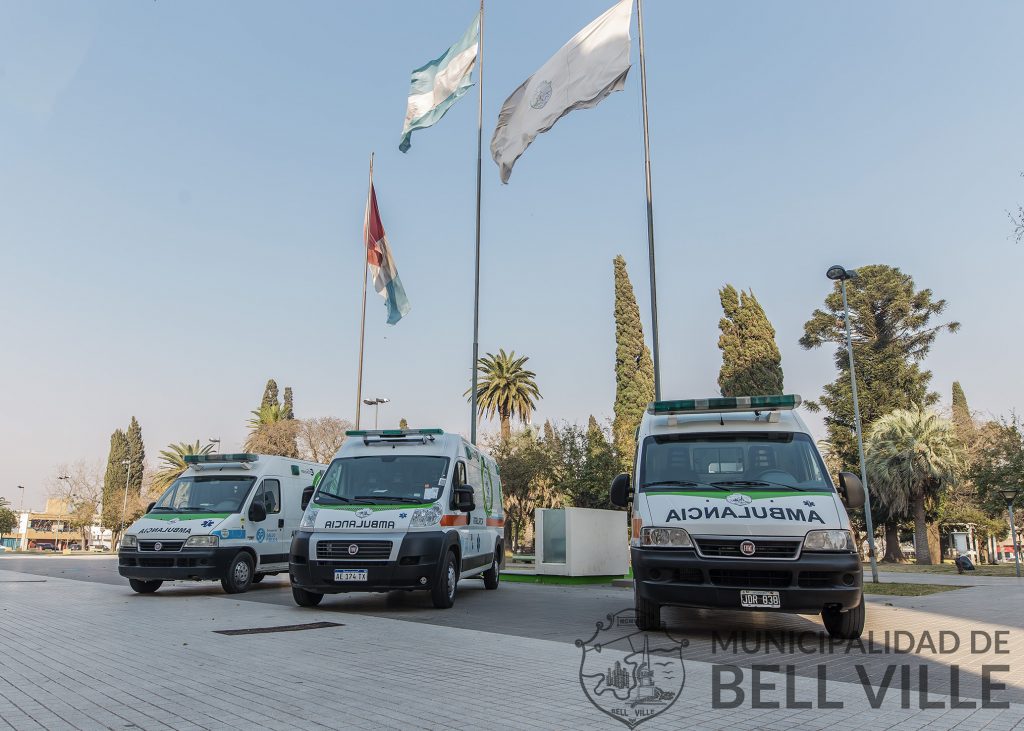 Por primera vez en su historia, la Municipalidad cuenta con tres ambulancias para la comunidad.