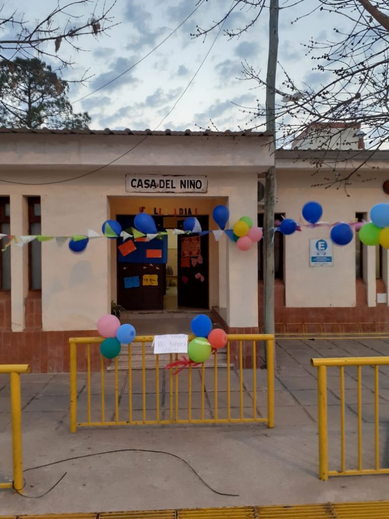 Agradecimiento de la Casa del Niño a los hogares de los pequeños.