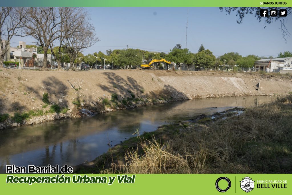 Afirmado de barrancas del río frente al Paseo Tucumán.