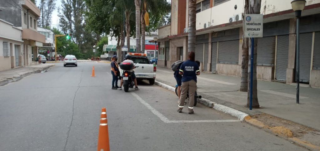 Intensa actividad del personal del Área de Tránsito en la última semana.