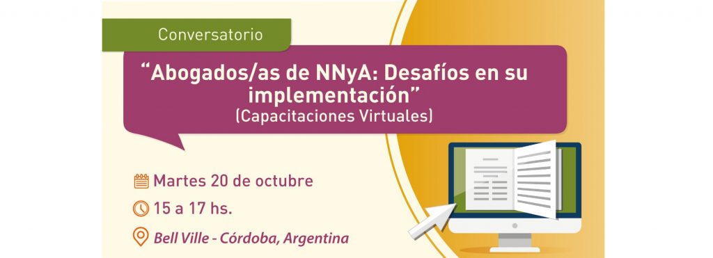 Se acerca el conversatorio sobre Abogados de Niños y Adolescentes: Desafíos en su implementación.