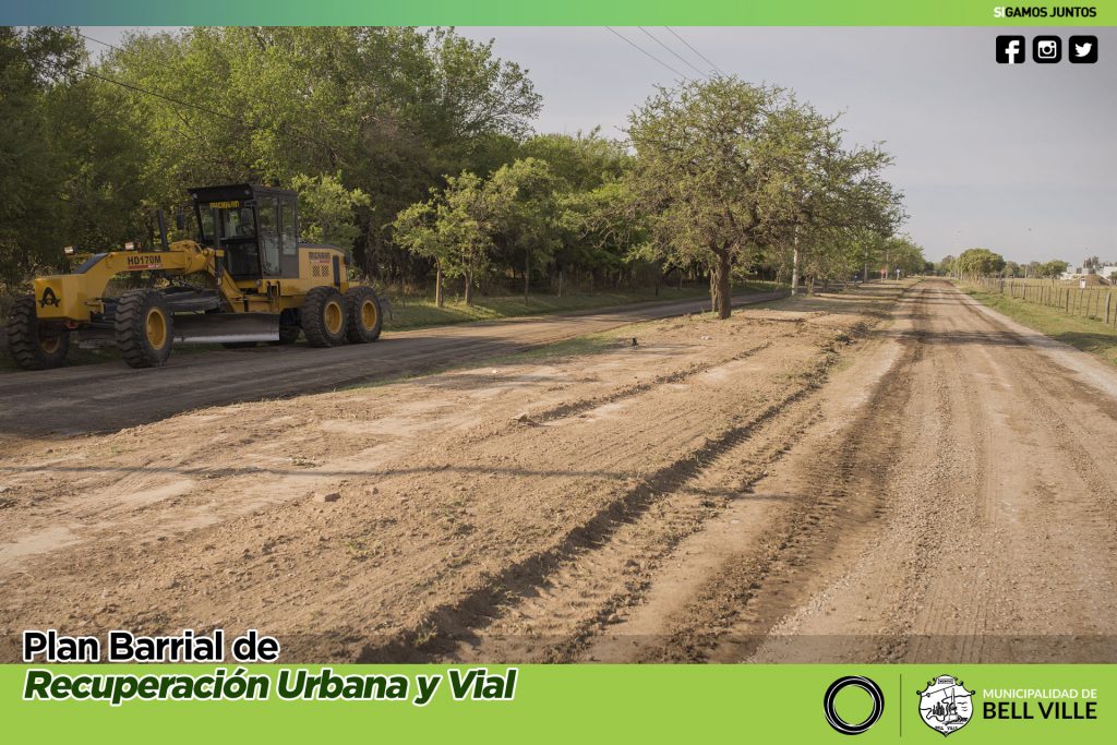 Continúa el mantenimiento de calles de tierra